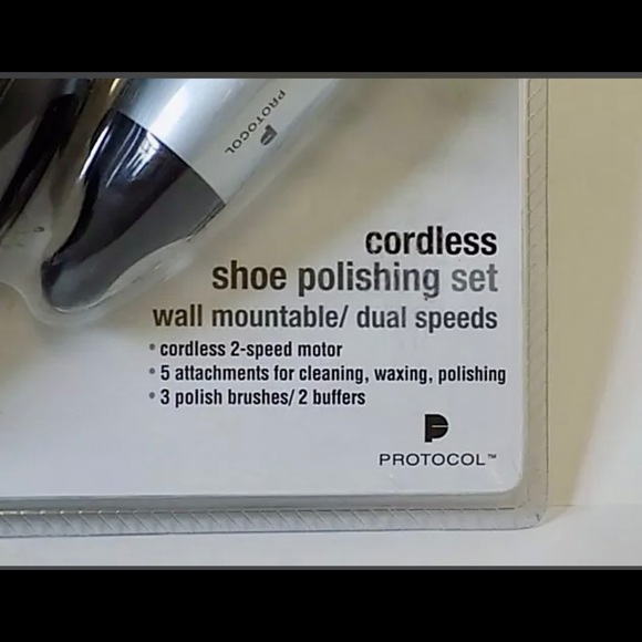 🆕NIB PROTOCOL CORDLESS SHOE POLISHING SET - Picture 4 of 8